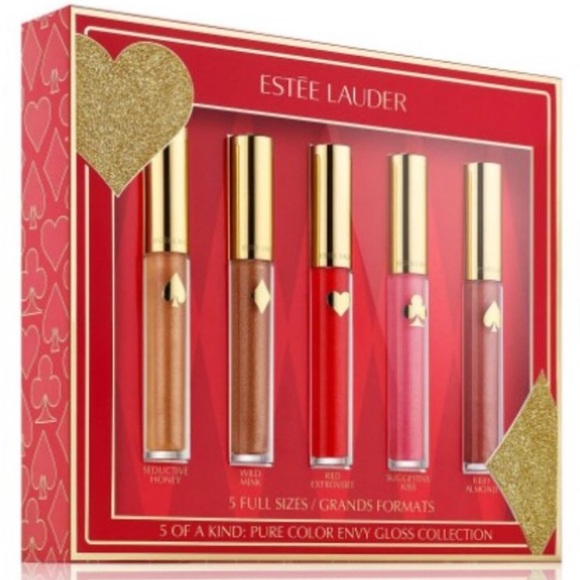 Estee Lauder Other - NEW ESTEE LAUDER 5 of a kind lip gloss set pure en